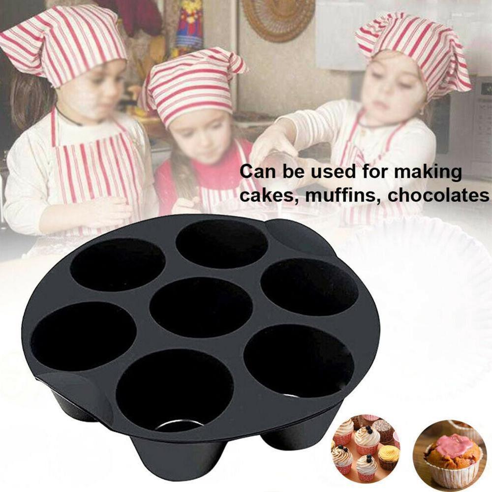 Air Frying Pan Accessories 7 With Cake Cup Muffin Cup