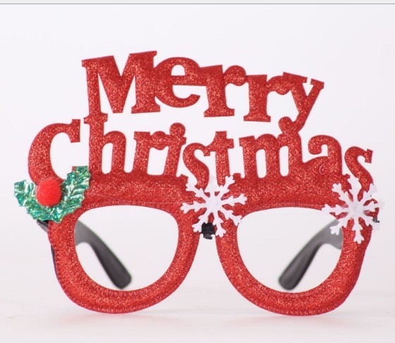 Christmas decoration glasses