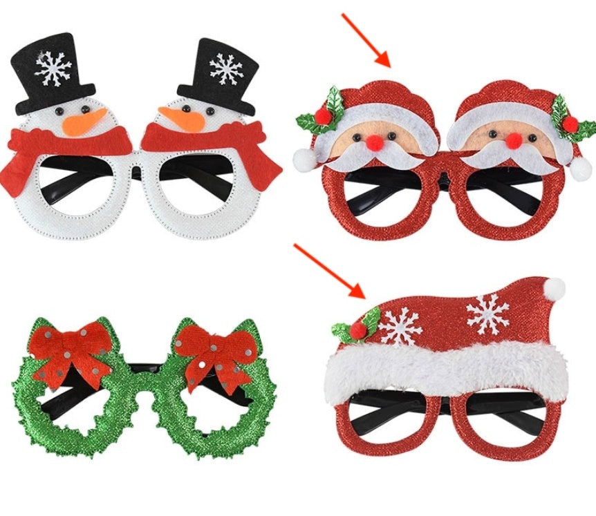 Christmas decoration glasses